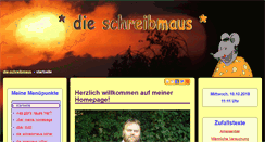 Desktop Screenshot of die-schreibmaus.de